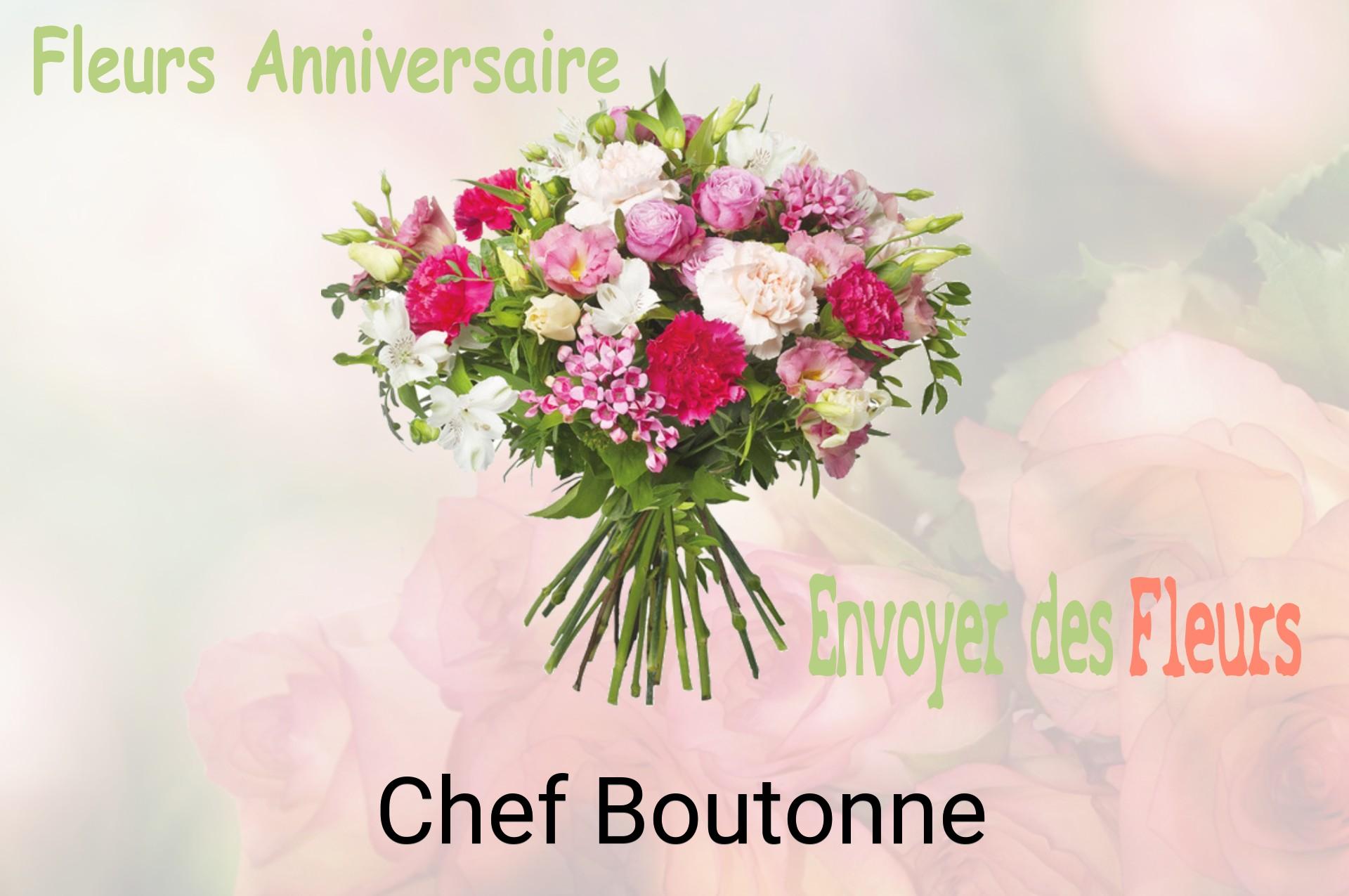 Bouquet de fleurs d’anniversaire livré à Chef-Boutonne