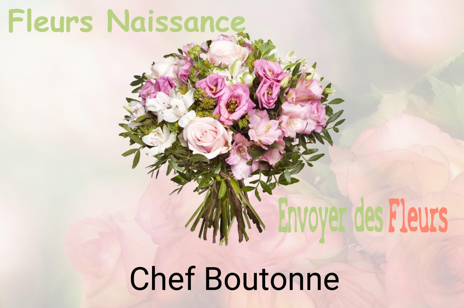 Bouquet de fleurs de naissance livré à Chef-Boutonne