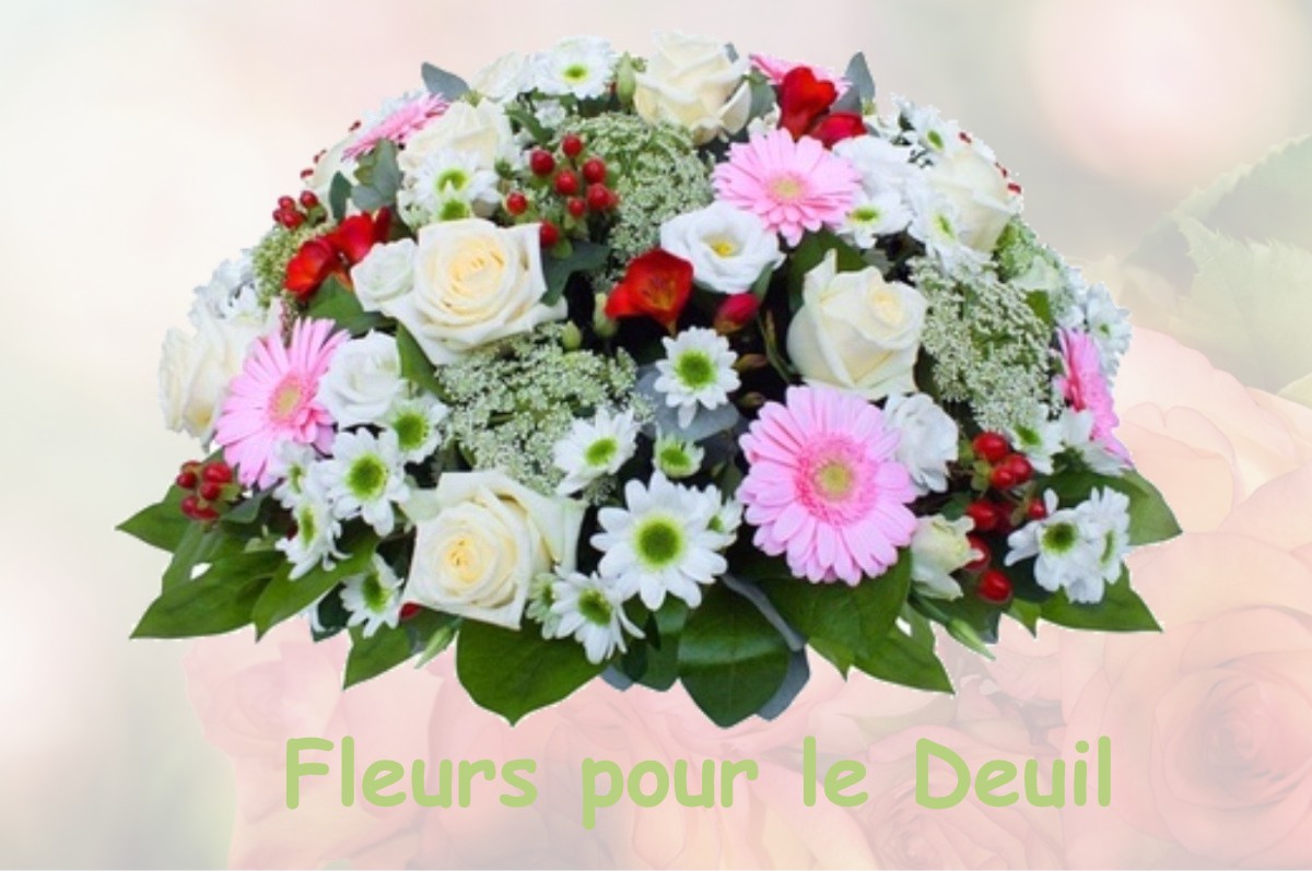 fleurs deuil CHEF-BOUTONNE
